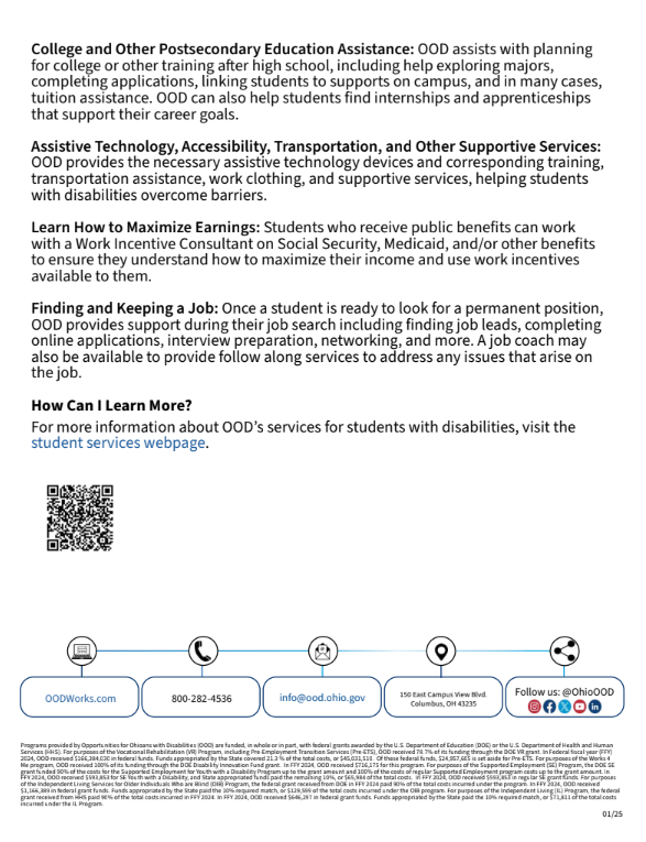 Transitioning to Independence page 2